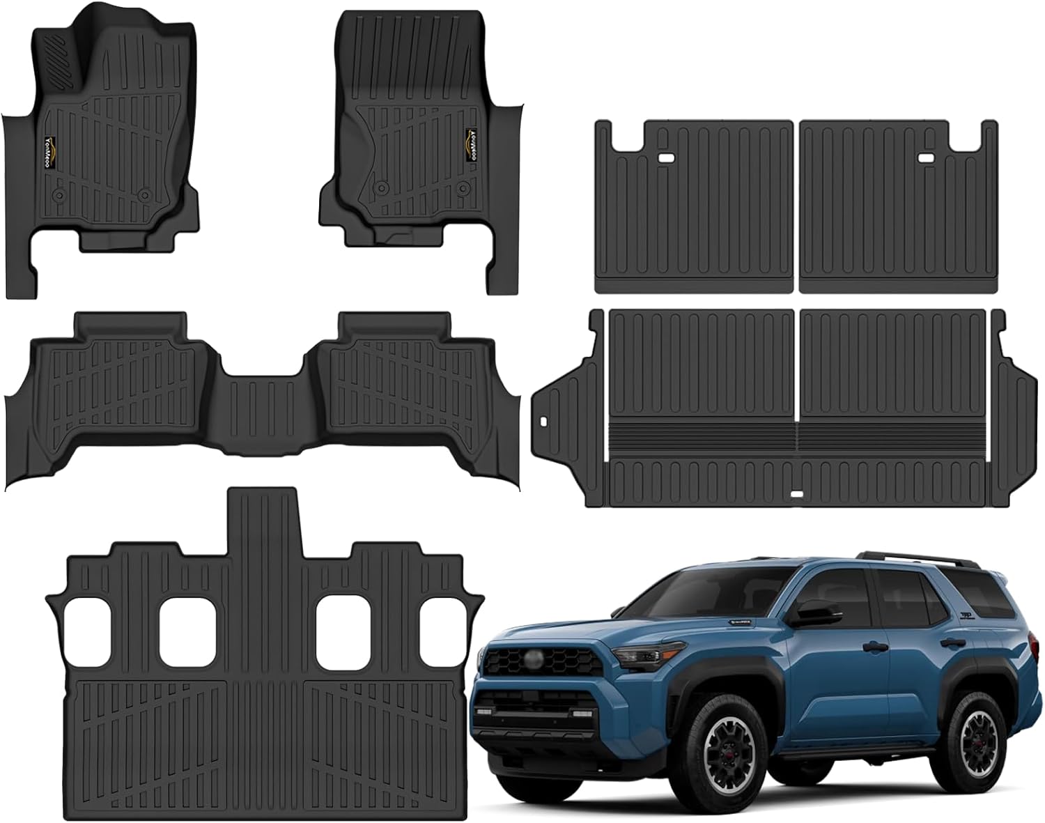 Custom Floor Mats for Toyota 4Runner 2025 2026 All Weather