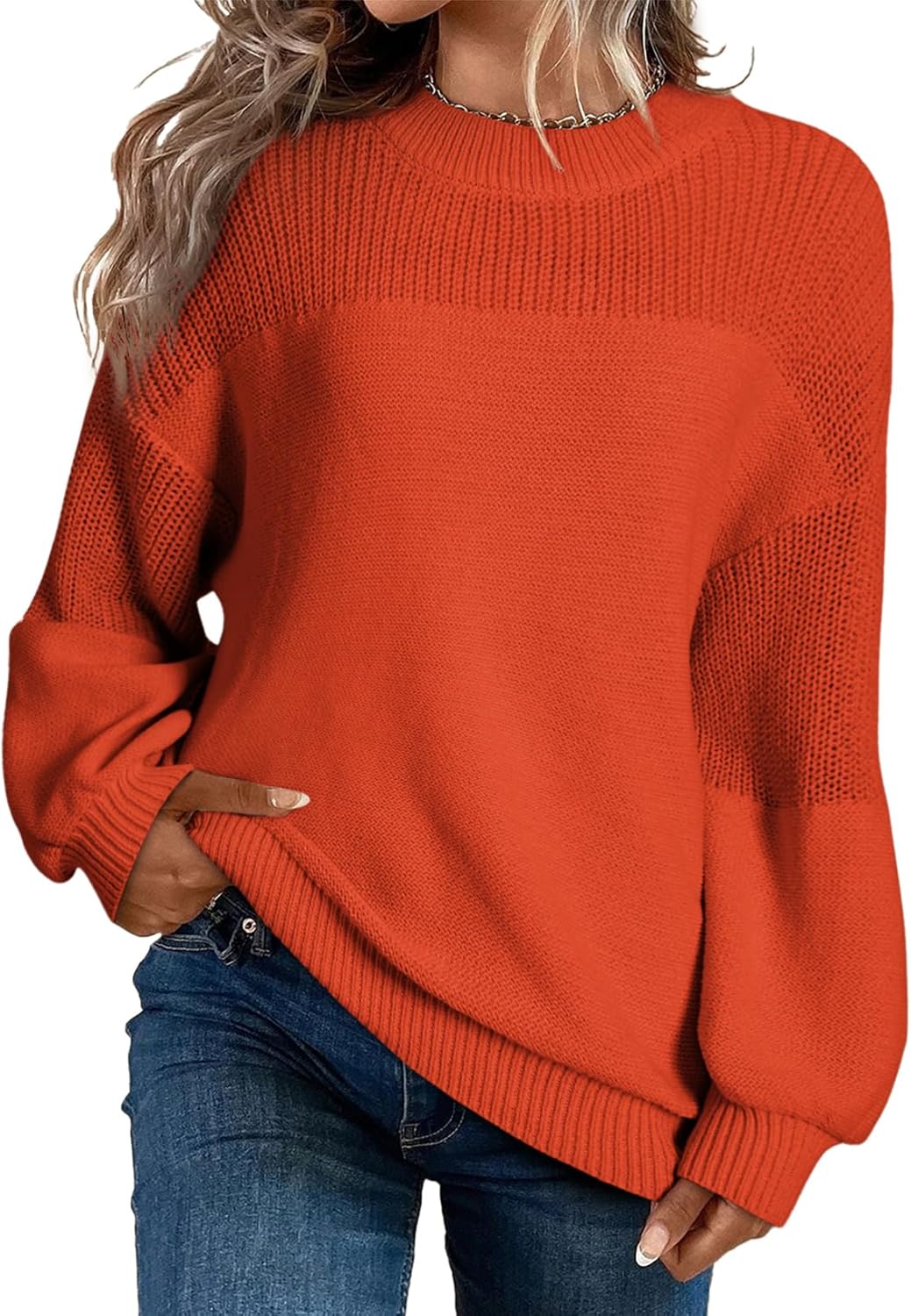 Dokotoo Women's Casual Long Sleeve Sweaters for Chic Style