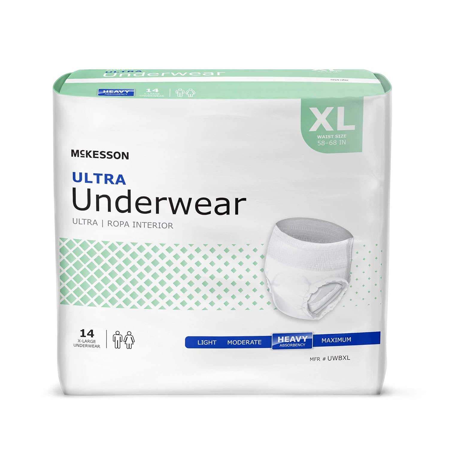Mckesson XL Incontinence Underwear 56ct - heavy absorbency