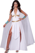 Glorious Goddess Sexy Long Gown Costume - Flowy Knit Dress and Cape