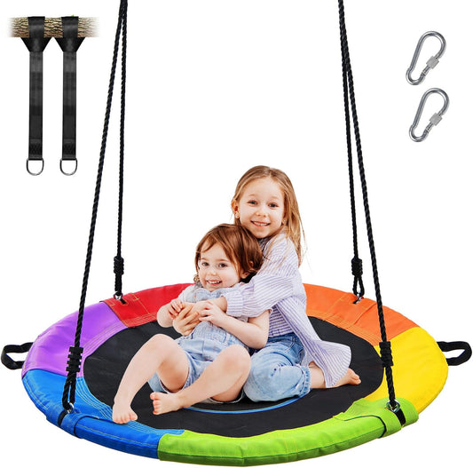 Trekassy 700lb 40in Saucer Tree Swing for Kids and Adults
