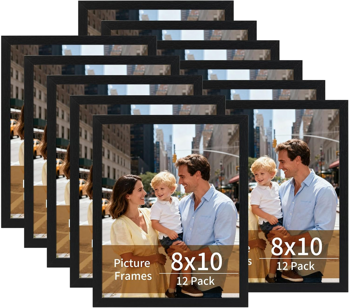 12 Pack of 8x10 Picture Frames for Stunning Home Decor