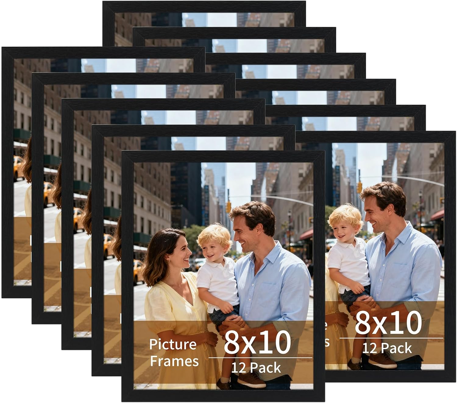 12 Pack of 8x10 Picture Frames for Stunning Home Decor