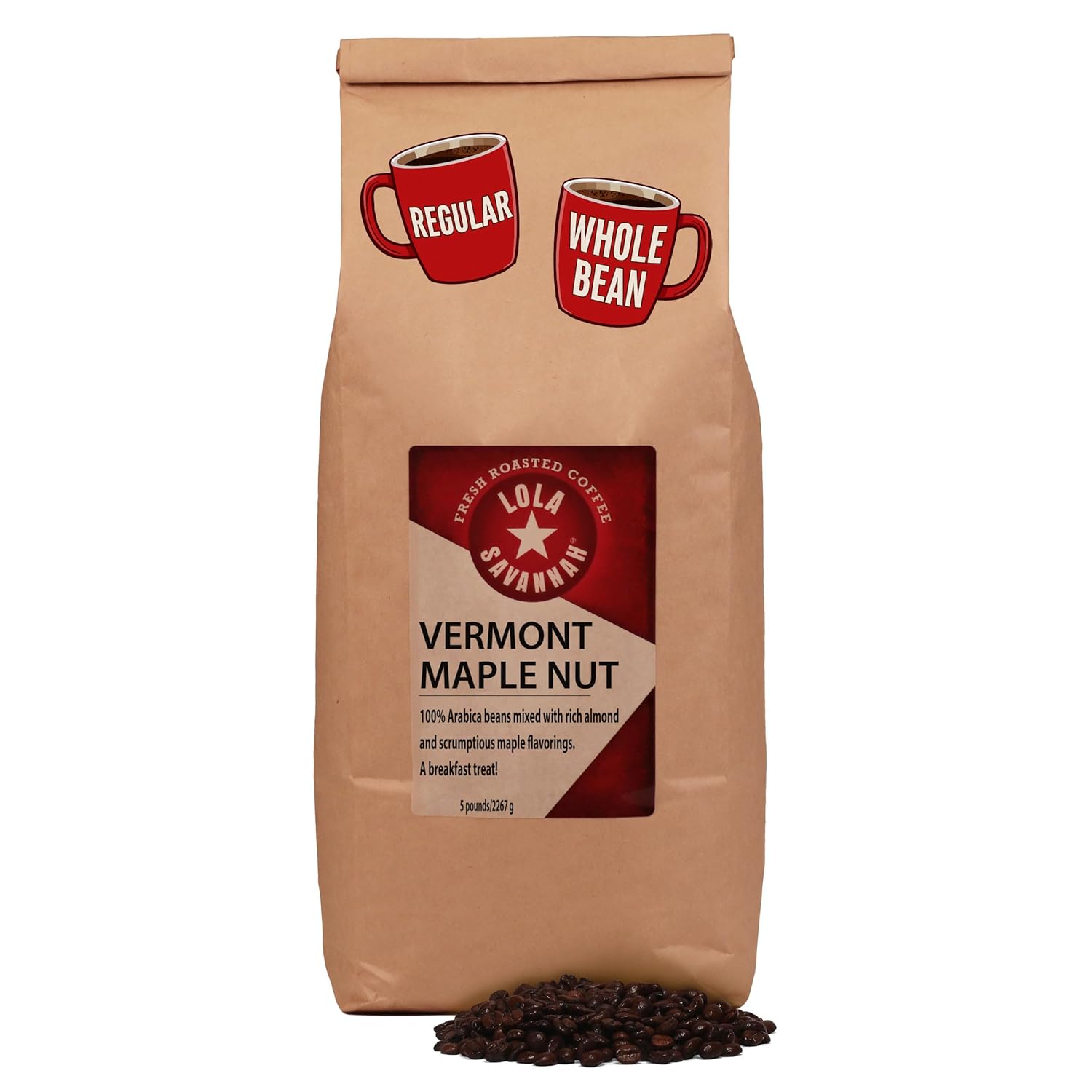 Vermont Maple Nut Whole Bean Coffee for a Perfect Brew
