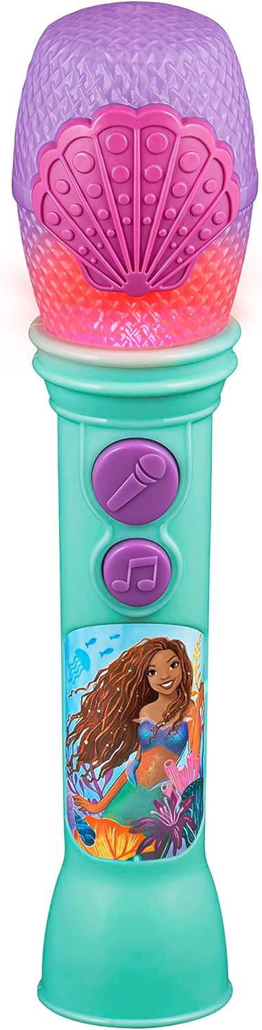 Disney Little Mermaid Toy Microphone: Music & Lights for Girls