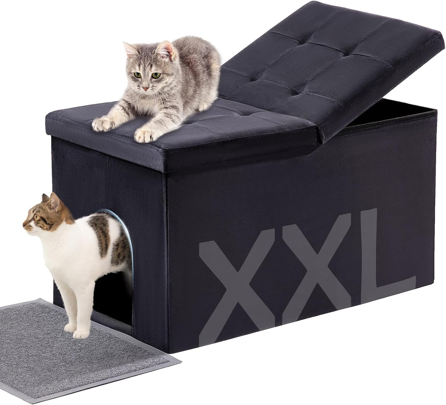 Extra Large Cat Litter Box Enclosure Furniture for Stylish Homes