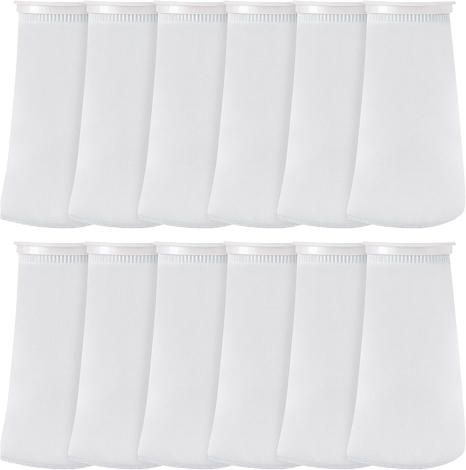 Jecery 16 Pack 4 Inch Ring Filter Socks for Aquarium Use