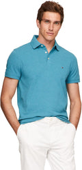 Tommy Hilfiger Men's Slim Fit Polo Shirts with Stretch