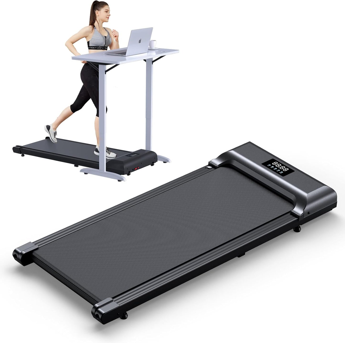 Sienfix Walking Pad: Portable 2-in-1 Treadmill for Home/Office