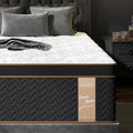 Firm Queen Mattress 14 in - Cooling Hybrid Bed for Spine Support
