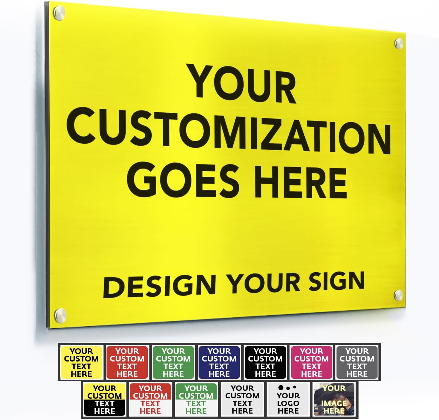 Custom Metal Signs for Business - Personalized Aluminum Safety Signs