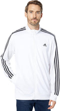 Men's 3S Full-Zip Track Jacket - White, Regular Fit