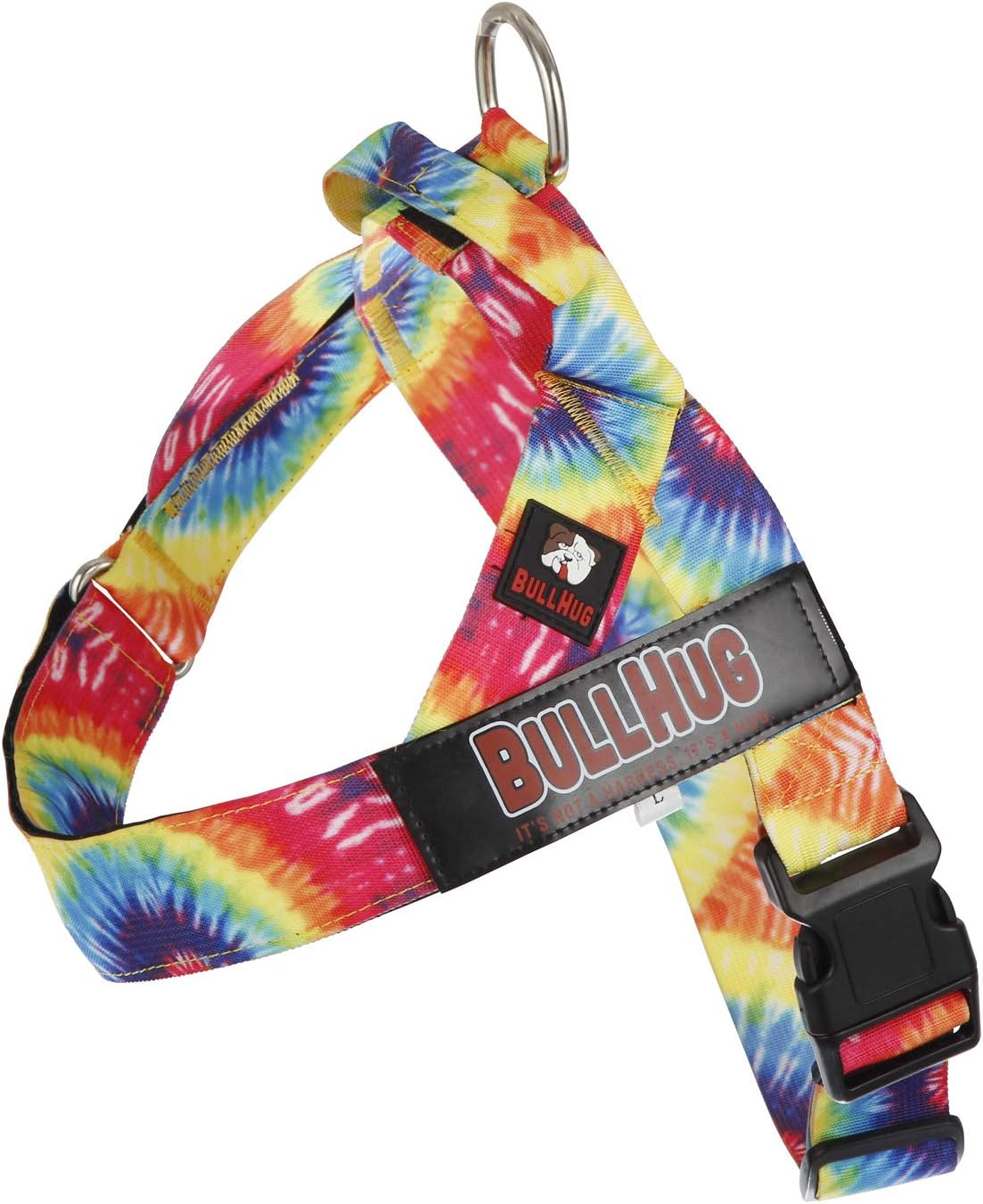BULLHUG Adjustable Dog Harness for Bulldogs and Pugs - No Pull