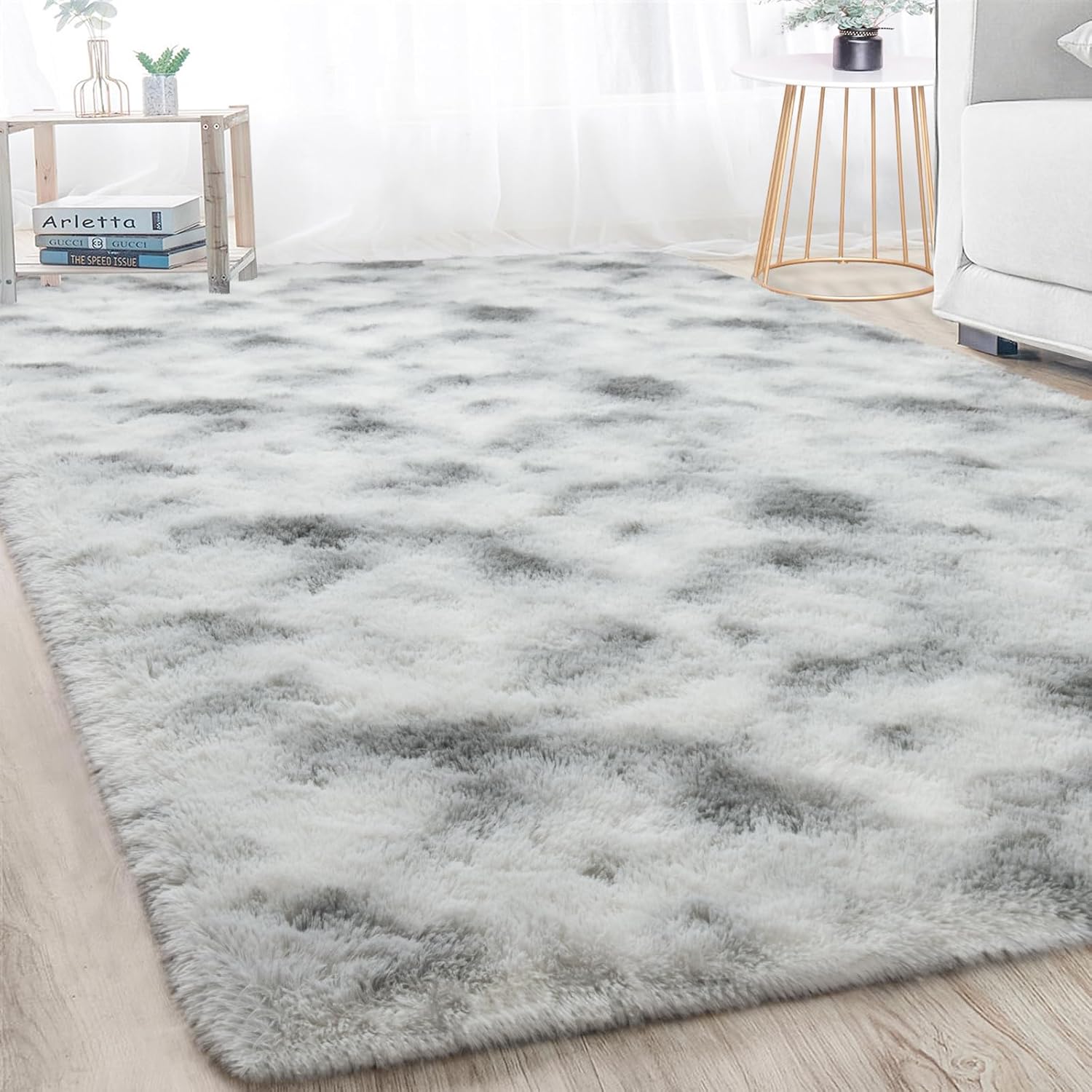 Merelax Soft Area Rugs for Livingroom Bedroom, Plush Fuzzy Carpet