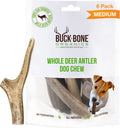 Buck Bone Organics Deer Antlers for Dogs - Long Lasting Chews