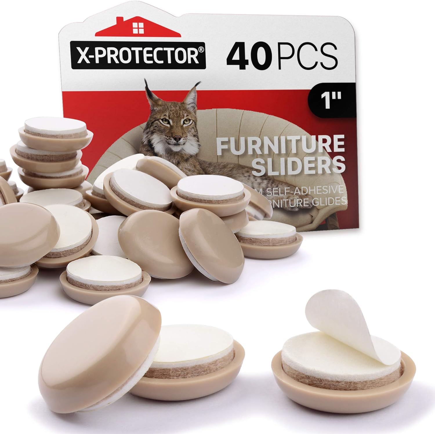 X-PROTECTOR Premium Furniture Sliders: Effortless Floor Protection