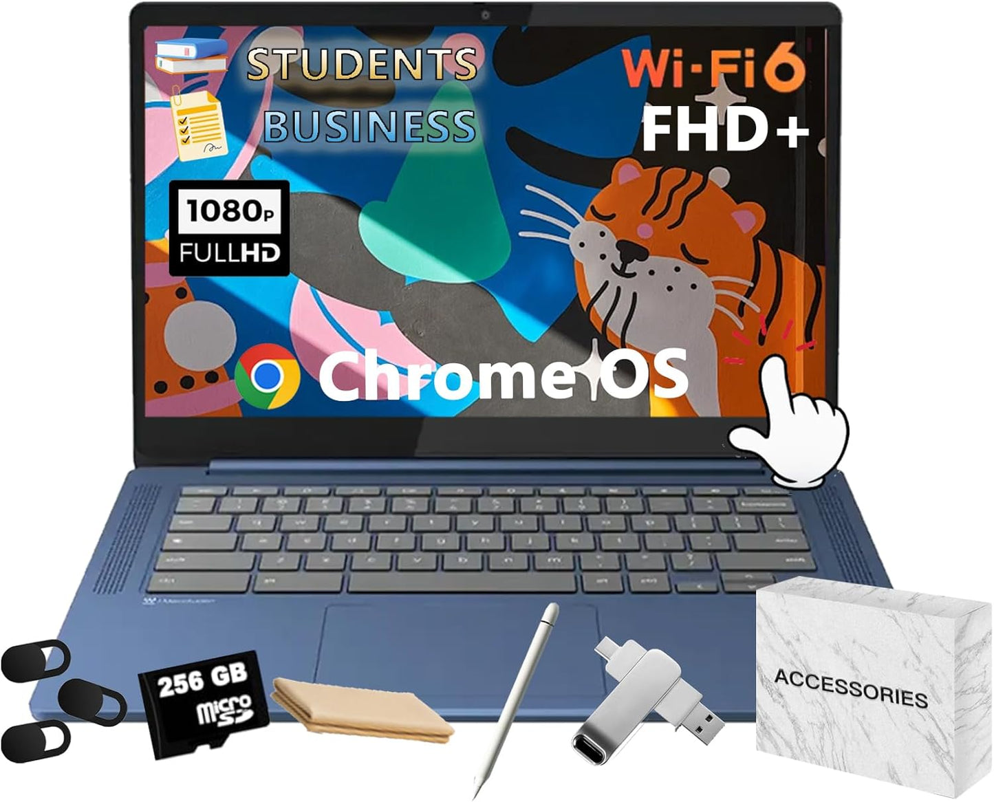 Lenovo IdeaPad Slim 3 Chromebook with 14 FHD Touchscreen