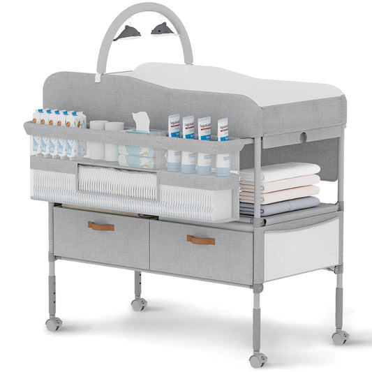 ROUTTOON Portable Diaper Changing Station - Ultimate Convenience!