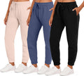 Women's Fleece Jogger Sweatpants 3 Pack - Warm, Comfortable Fit making