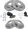 Front and Rear Brake Pad & Rotor Kit for Hyundai Elantra - Direct Fit