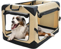 Pettycare 36 in Collapsible Dog Crate for Large Dogs - Portable Soft