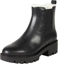 The Drop Women's Campbell Sherpa Chelsea Boot - Warm, Cushioned