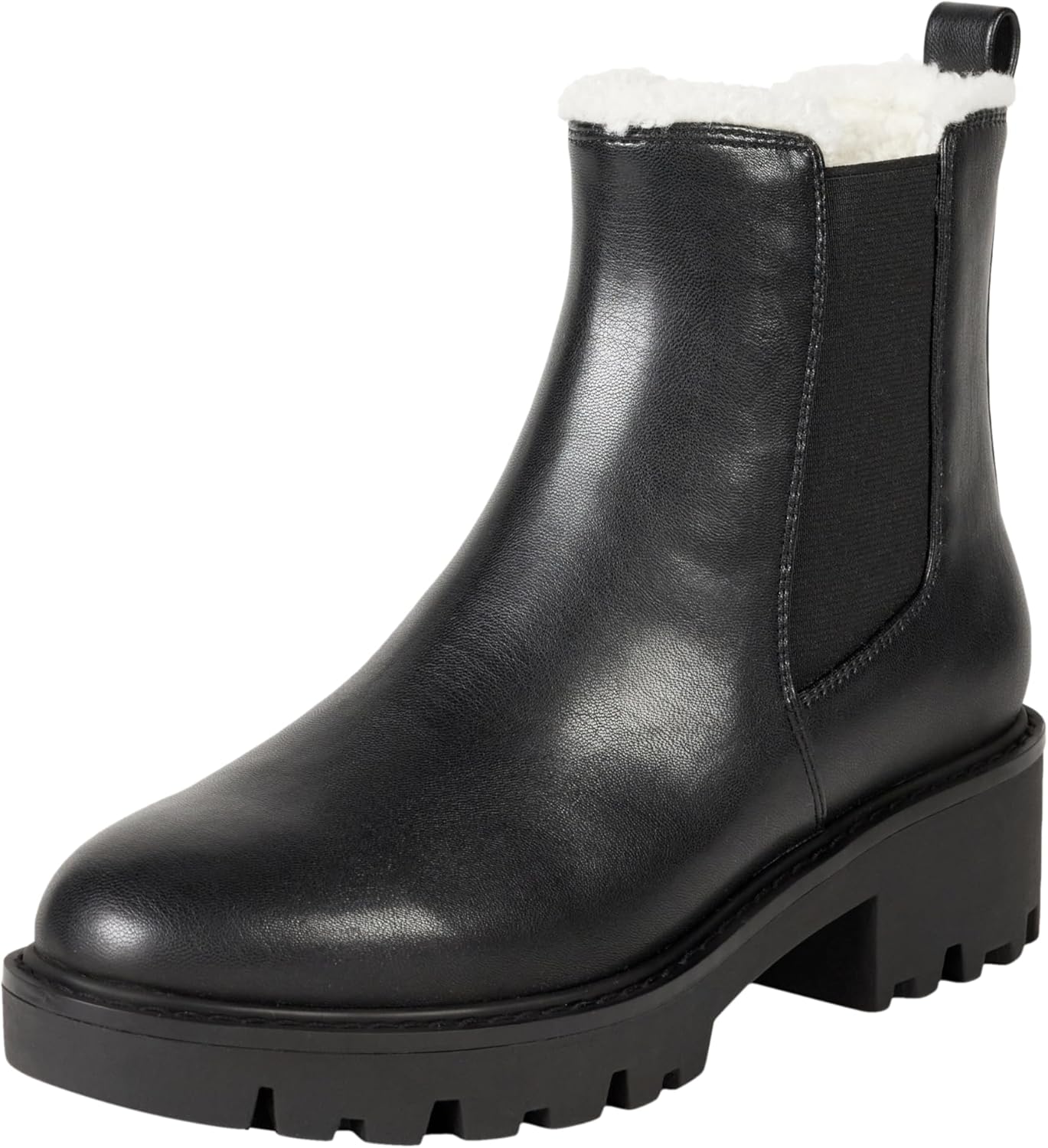 The Drop Women's Campbell Sherpa Chelsea Boot for Comfort
