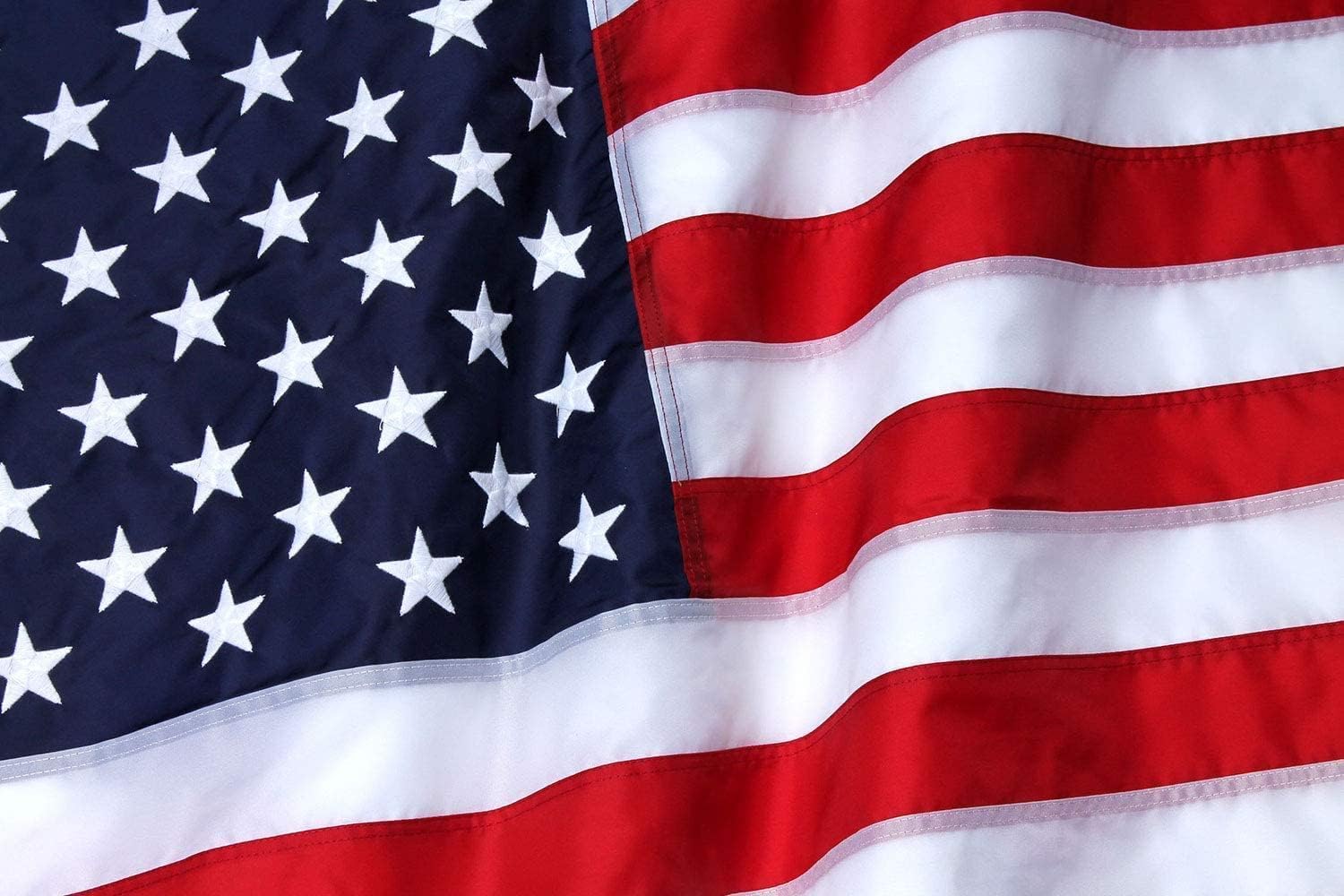 8x12 ft American Flag for Outside - Heavy Duty Nylon Quality