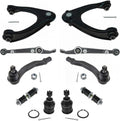TRQ Front Steering & Suspension Kit Ball Joint Control Arm Kit Arms