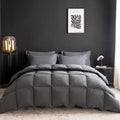 Goose Feather Down Comforter King Size - Hotel Style All-Season
