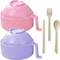 College Dorm Microwave Ramen Bowl Set - BPA-Free