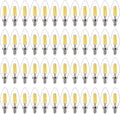 FLSNT 48 Pack Dimmable LED Candelabra Bulbs, 5000K Daylight