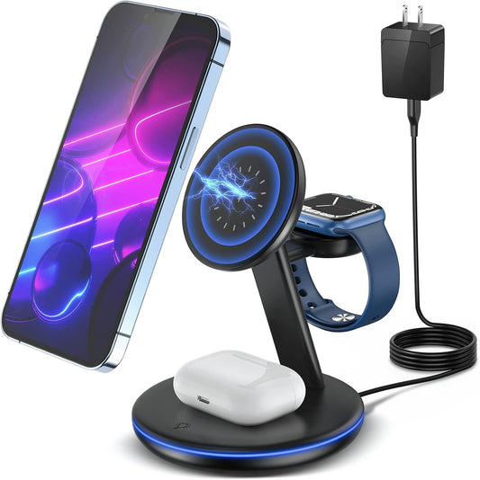 Fast 15W Magnetic Charger Stand for Apple - Pilita