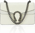 Aiqudou Crossbody Bag - Luxury PU Leather Snake Print Purse