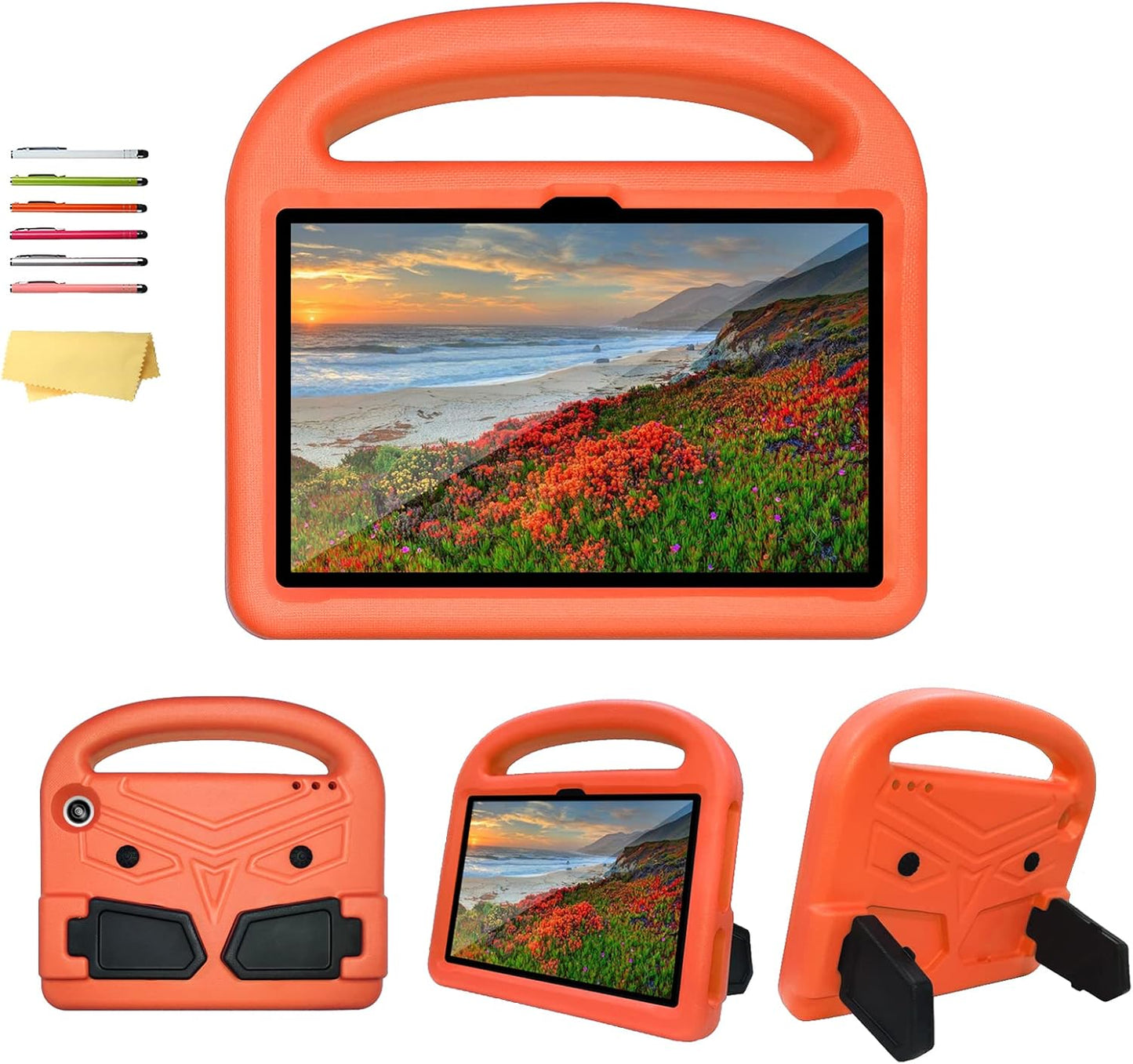 Kindle Fire 7 Tablet Cover 2022 for Kids with Kickstand Handle