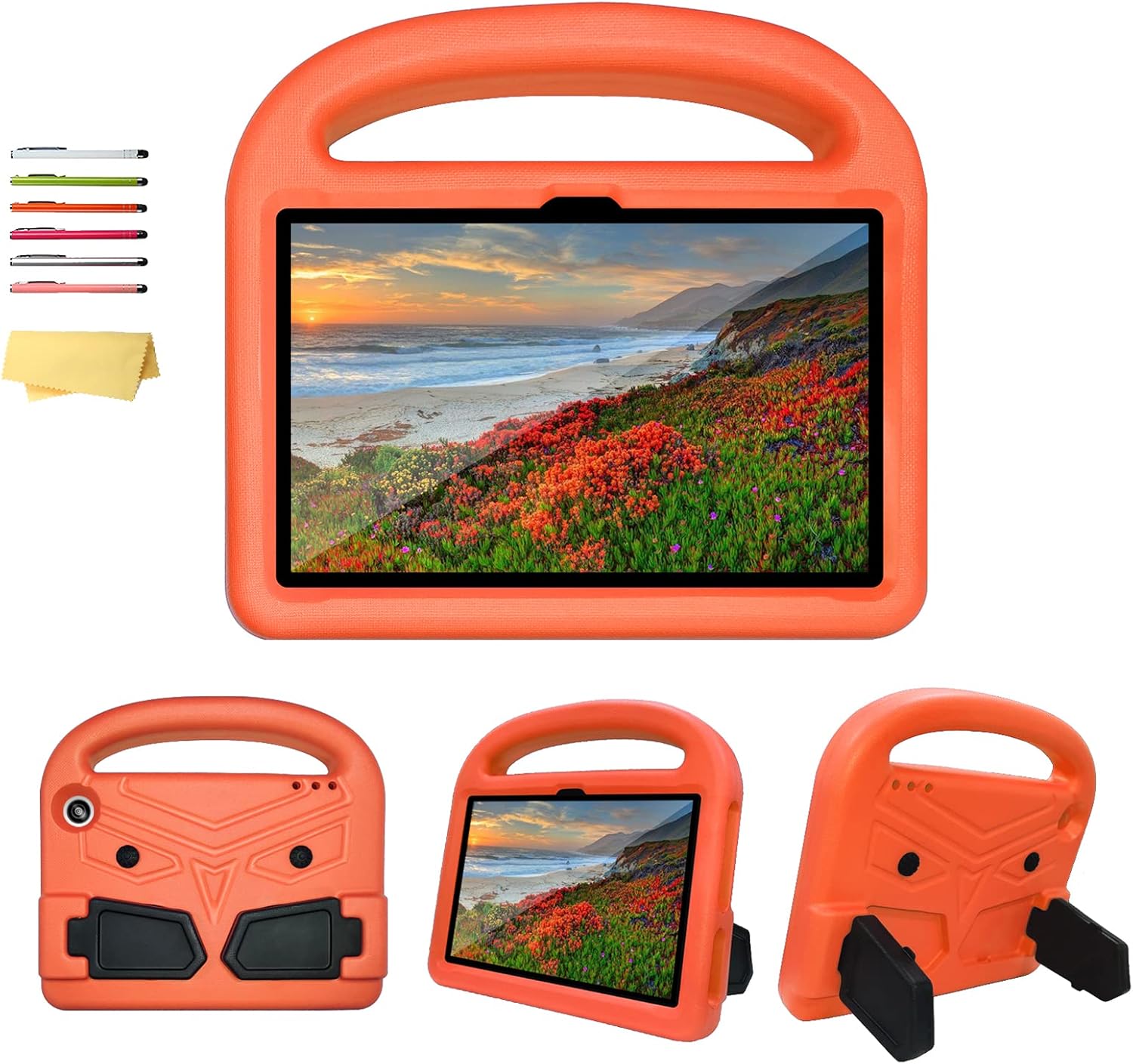 Kindle Fire 7 Tablet Cover 2022 for Kids with Kickstand Handle
