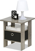 Furinno ANDREY Side Table End Table Night Stand - Compact French Oak