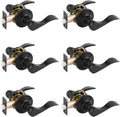Gobrico 6 Pack Wave Passage Interior Door Lever Handles Review