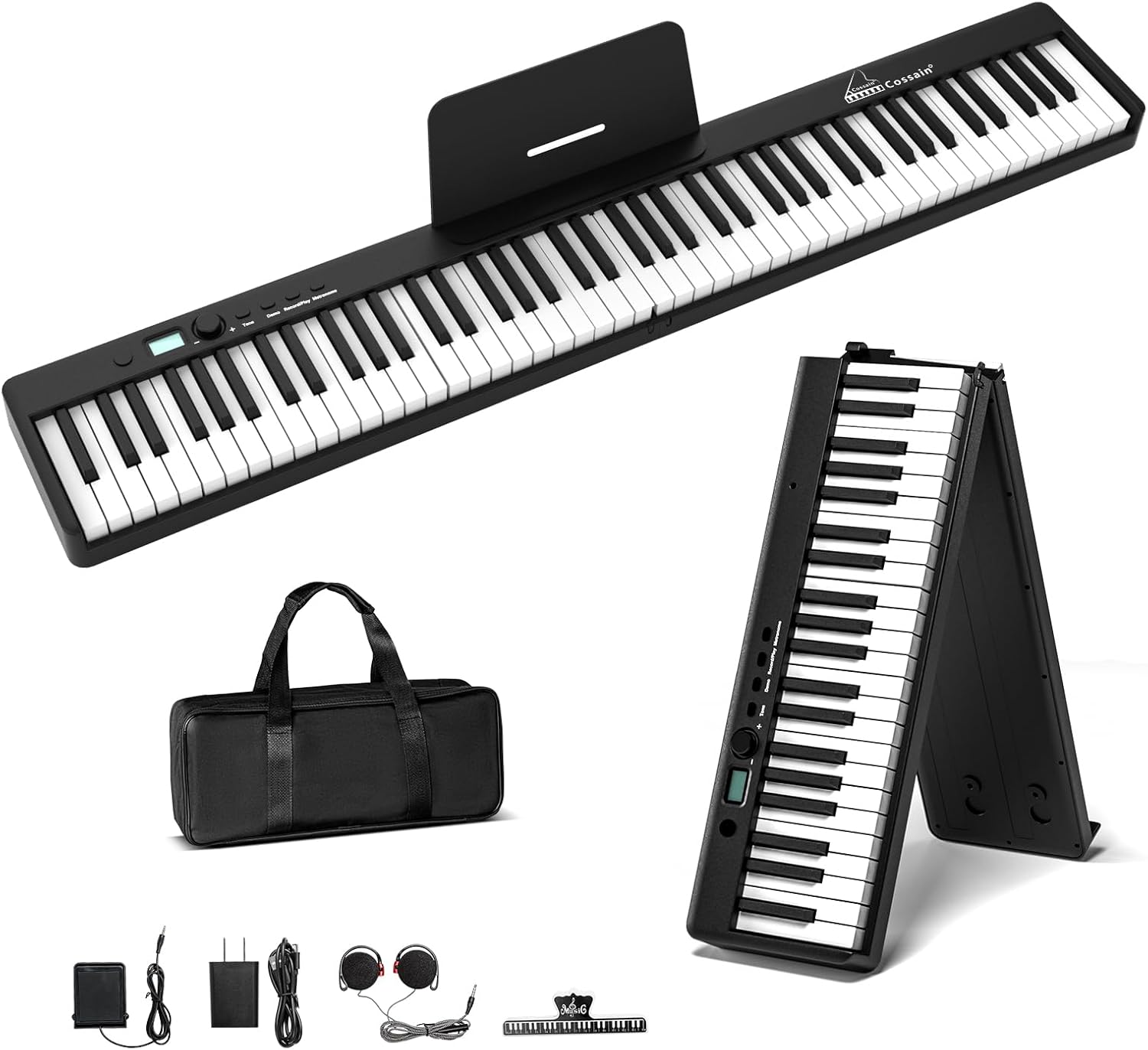 88 Key Digital Piano with Lighted Keys for Beginners and Teens