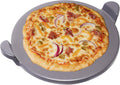Old Stone 15 in Glazed Round Pizza Stone with Handles - Crispy Crusts