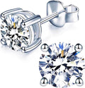 Moissanite Stud Earrings 1/2/3ct - Brilliant D-Color VVS1