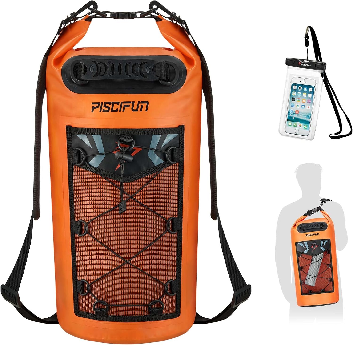 Piscifun Waterproof Floating Backpack for Boating and Kayaking