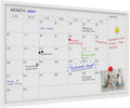 Comix Dry Erase Calendar Whiteboard for Wall 36 x 24 in - Organized