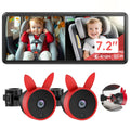 BV3 PRO Baby Car Camera for 2 Kids - Large 7.2in Dual Monitor