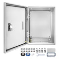 Outdoor Electrical Box 24 x 16 x 12 in NEMA 4X Enclosure - Lockable