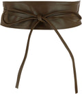 CASSIANE Italian Leather Obi Belt - Timeless Elegance for Women