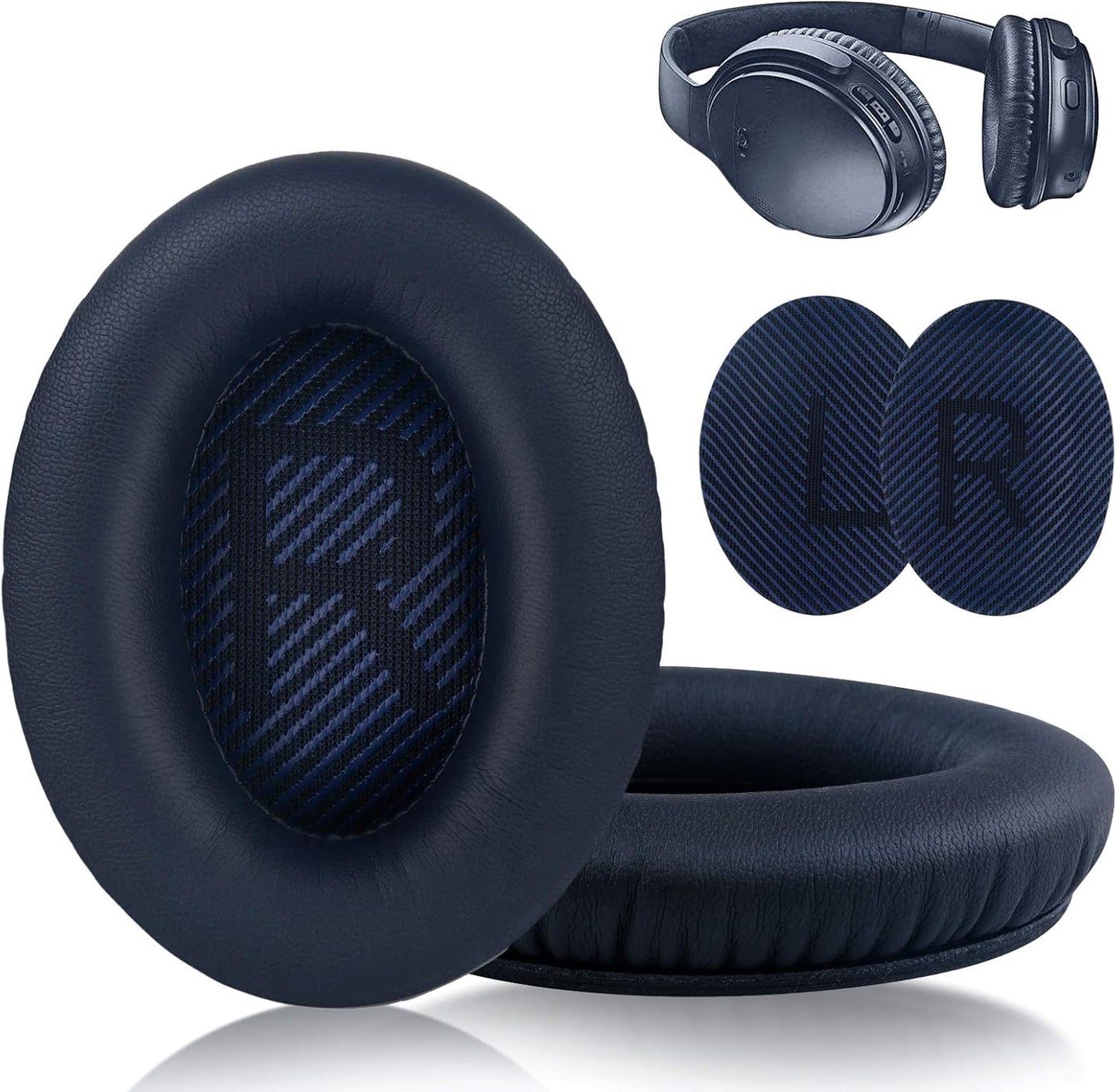 Ultra-Comfort Ear Pads for Bose QC35 - Dark Blue
