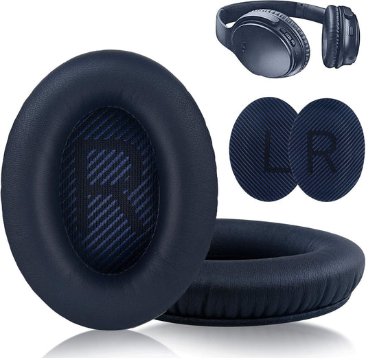 Ultra-Comfort Ear Pads for Bose QC35 - Dark Blue