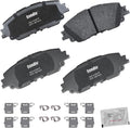 Bendix Priority1 CFC2076 Ceramic Front Brake Pads - Quiet, OE Fit