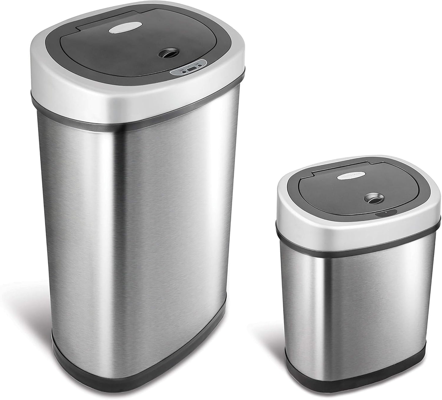 NINESTARS CB-DZT-50-9/12-9 Touchless Infrared Trash Can Combo